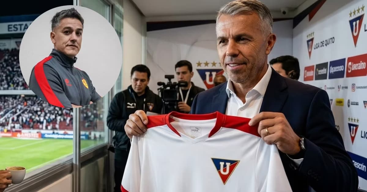 Gustavo Alvarez con la camiseta de LDU