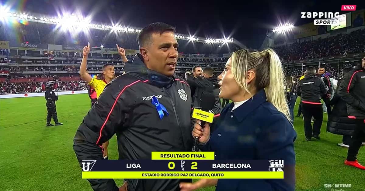 César Farías, entrenador de Barcelona SC