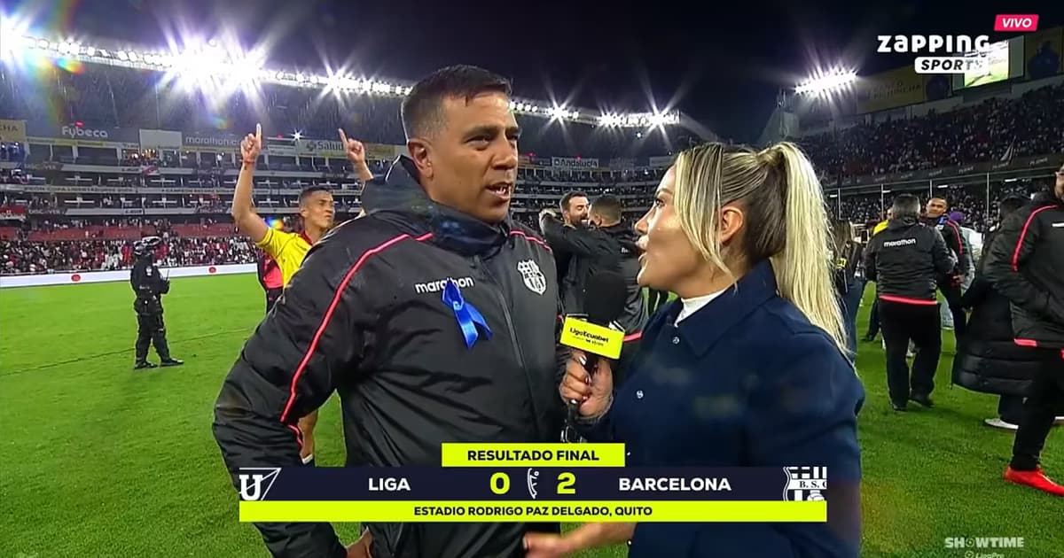 César Farías, entrenador de Barcelona SC