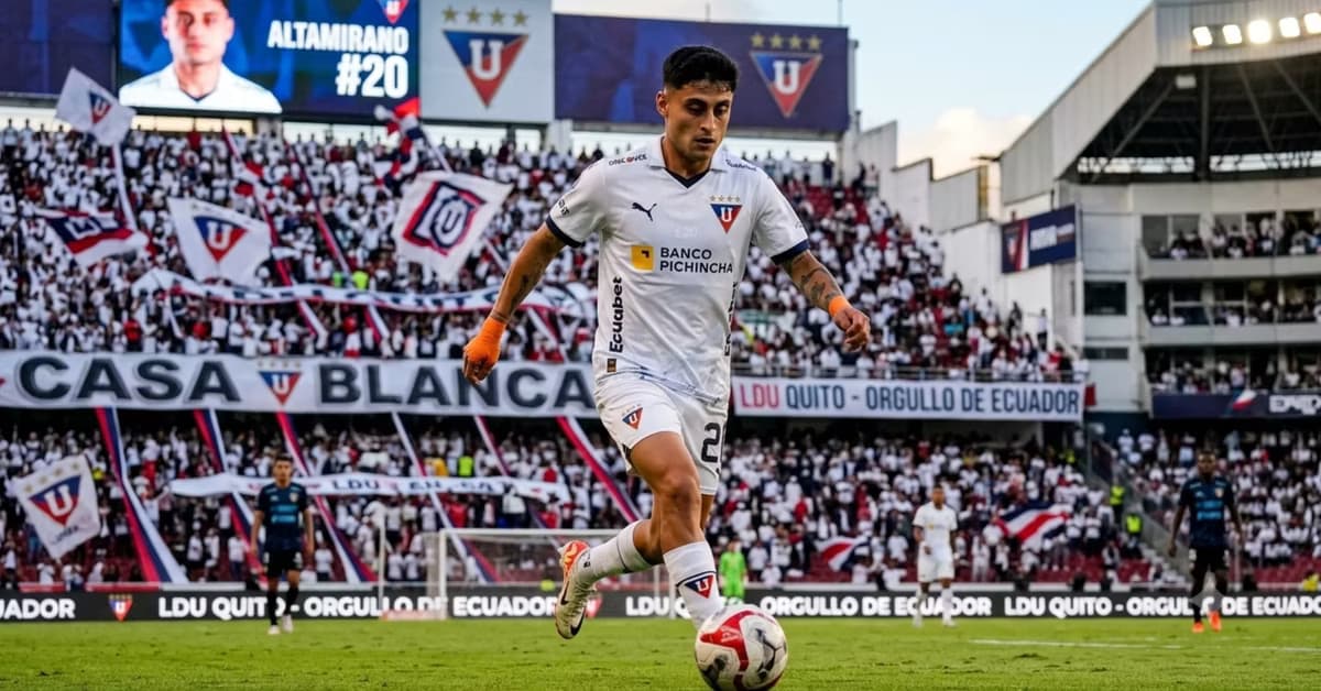 Liga de Quito apunta a Javier Altamirano, el volante chileno valorado en más de 1 millón de euros