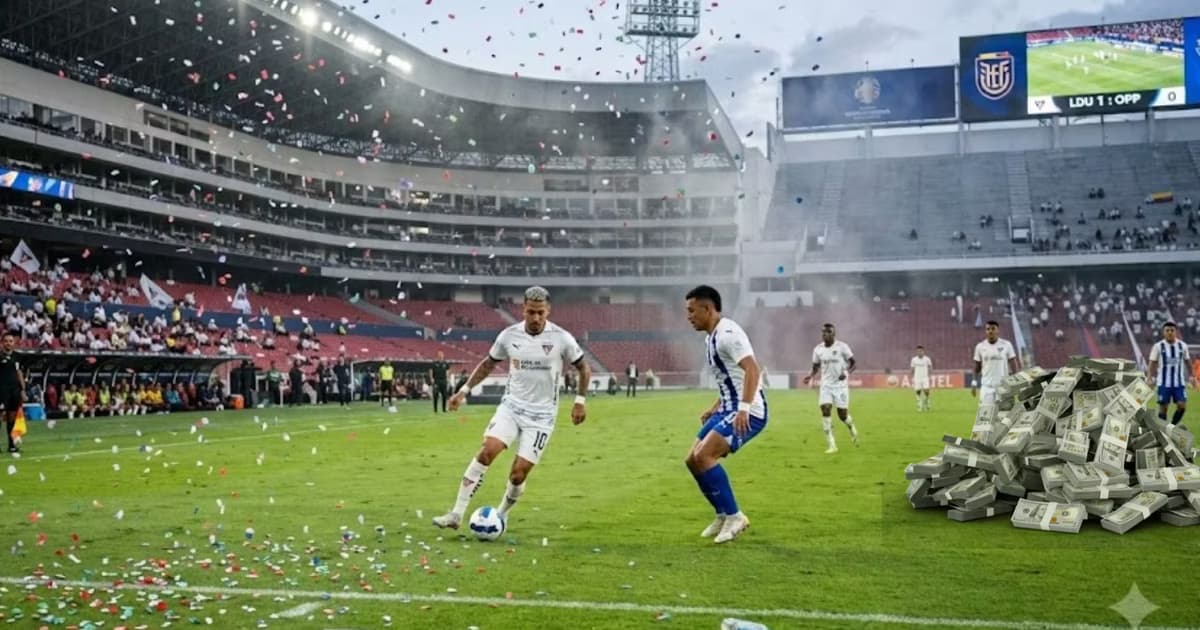 Liga de Quito jugando en el Rodrigo Paz