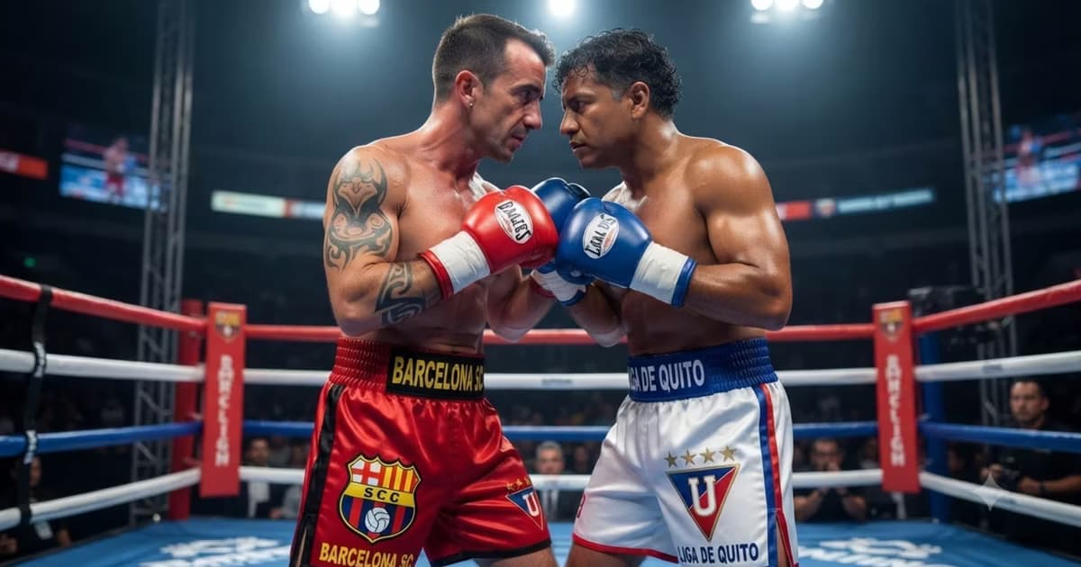 Damián Díaz y Franklin Salas en un ring