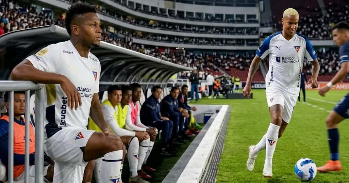 Michael Estrada, delantero de Liga de Quito