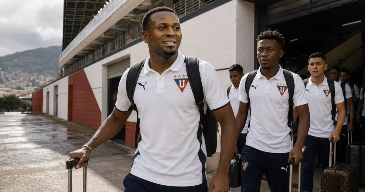 Michael Estrada, delantero de Liga de Quito