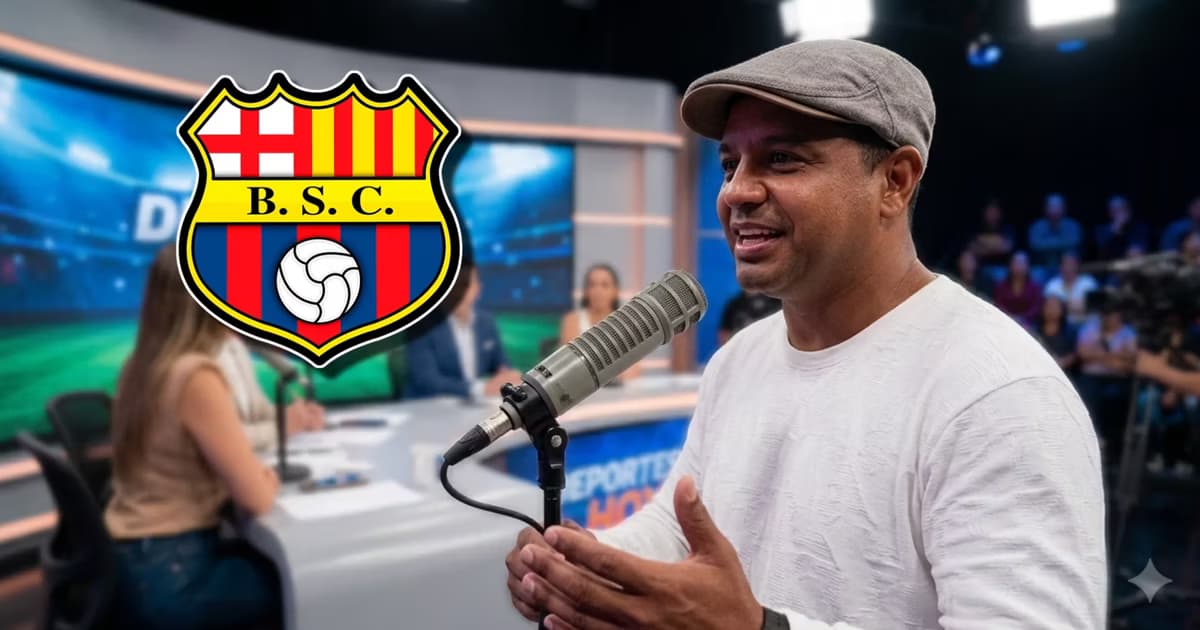 Franklin Salas hablando de Barcelona SC