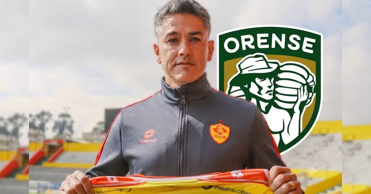 Norberto Araujo con la camiseta de Aucas