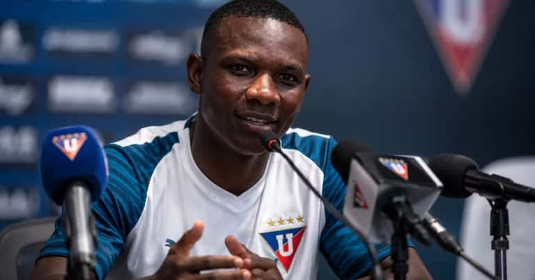 Para Janner Corozo, Liga de Quito está jugando muy bien con Tiago Nunes