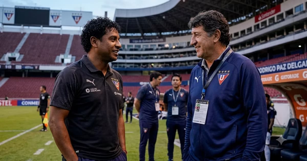 Franklin Salas charlando con Patricio Hurtado