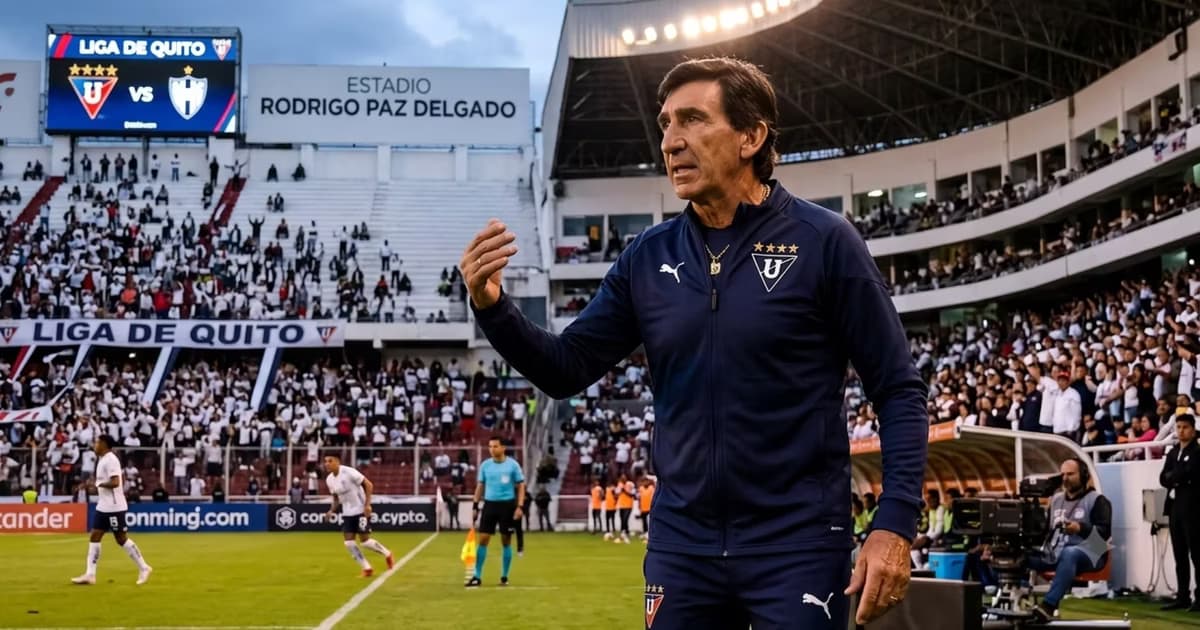 Gustavo Costas como DT de Liga de Quito