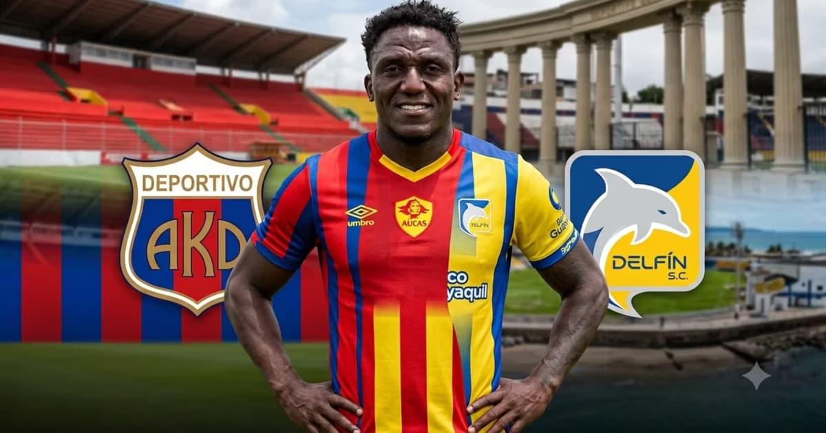 Roberto Ordoñez con la camiseta de Deportivo Quito, Aucas y Delfín