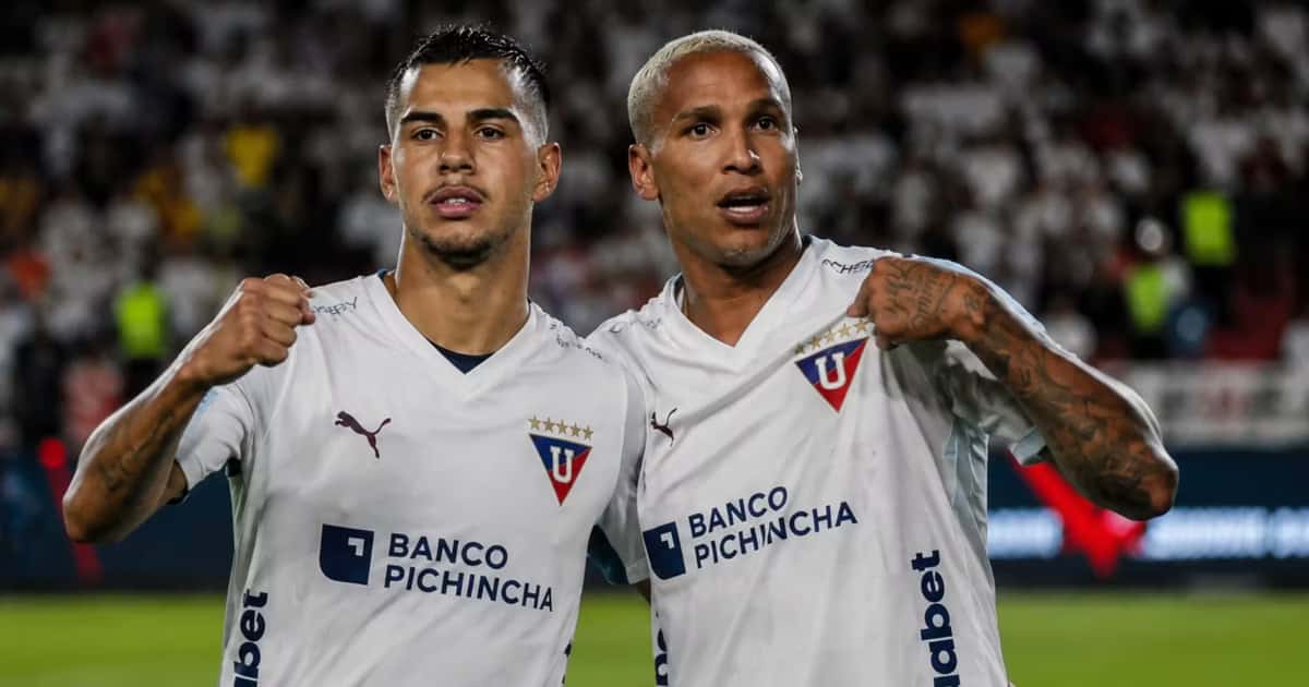 Robson Matheus y Deyverson en LDU