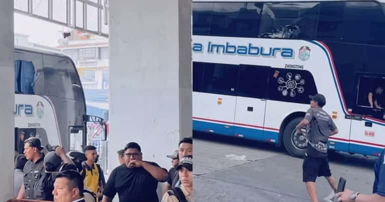 Se filtra el video del ataque al bus de Barcelona previo al Clásico del Astillero