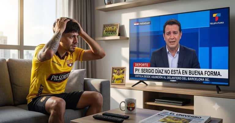 Sergio Díaz llega como el nuevo 10 de Barcelona SC en medio de cuestionamientos desde Paraguay