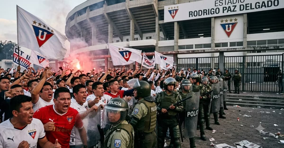 Tensión en el Rodrigo Paz: la Policía usó gas para dispersar a hinchas tras la derrota de Liga