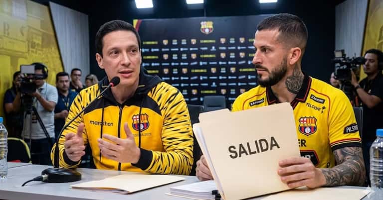 (VIDEO) En pleno Barcelona SC vs Orense, Iván Triviño aclaró si Pipa Benedetto se va a México