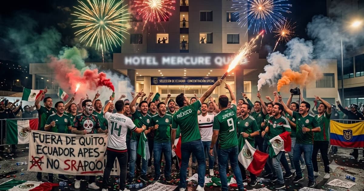 Mexicanos insultando a la selección de Ecuador