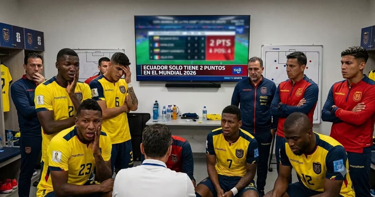 La selección de Ecuador preocupada