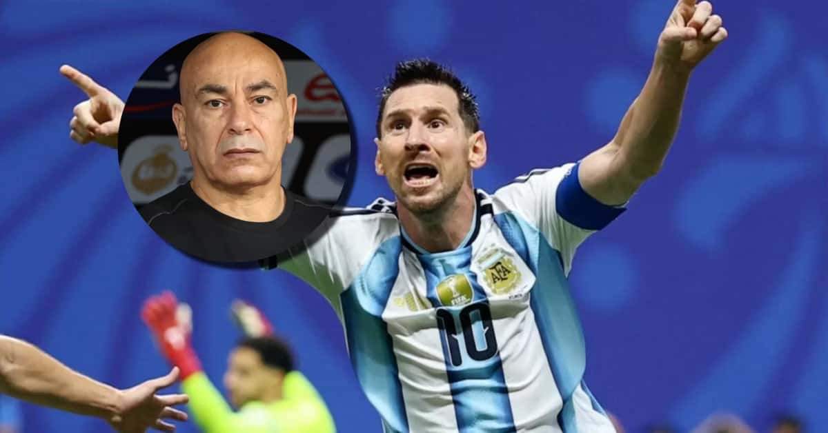 Lionel Messi y entrenador de Egipto