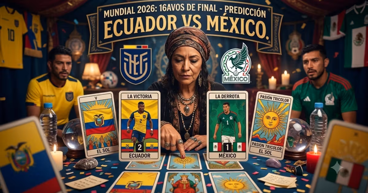 Tarotista sobre el partido de Ecuador y México