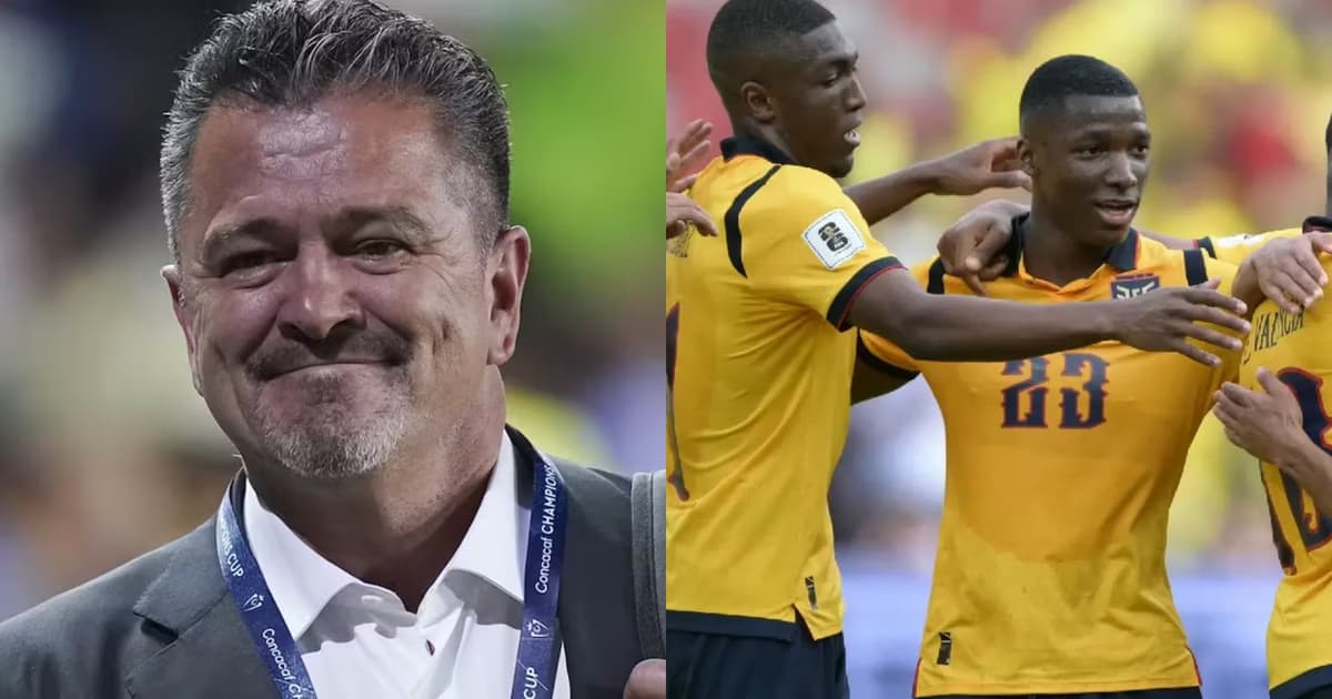 Carlos Hermosillo y la selección de Ecuador