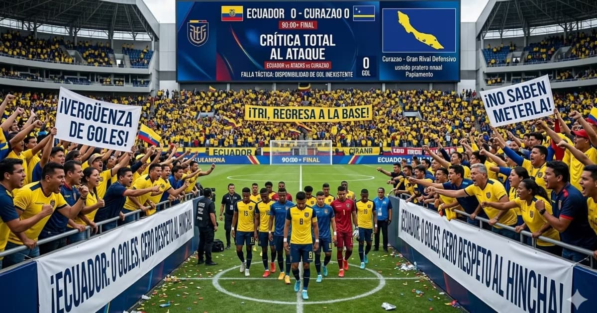 La selección ecuatoriana saliendo con abucheos
