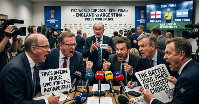 La prensa inglesa reacciona al árbitro de Inglaterra vs Argentina y reaviva el debate antes de la semifinal