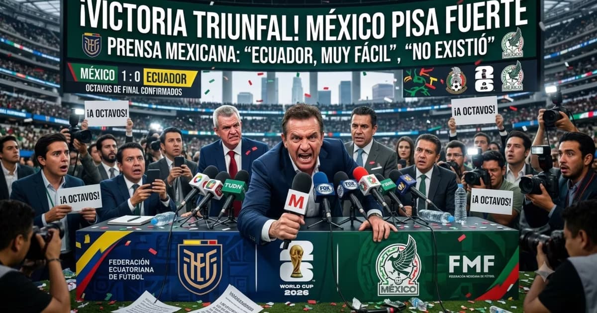 La prensa mexicana sobre la derrota de Ecuador