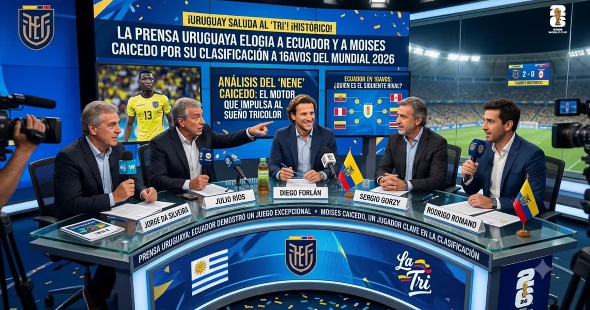 La prensa uruguaya hablando de Moisés Caicedo