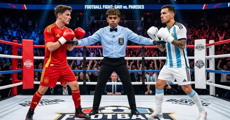 Lamine Yamal propuso una pelea de boxeo entre Paredes y Gavi