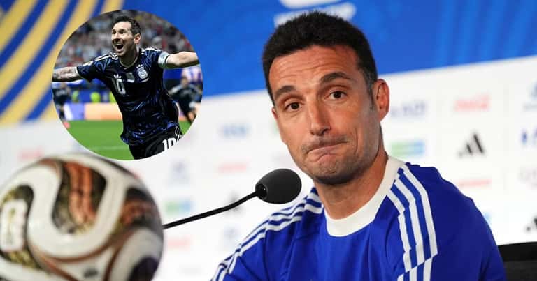 Lionel Scaloni asegura que Messi todavía no se ha retirado de la Selección Argentina