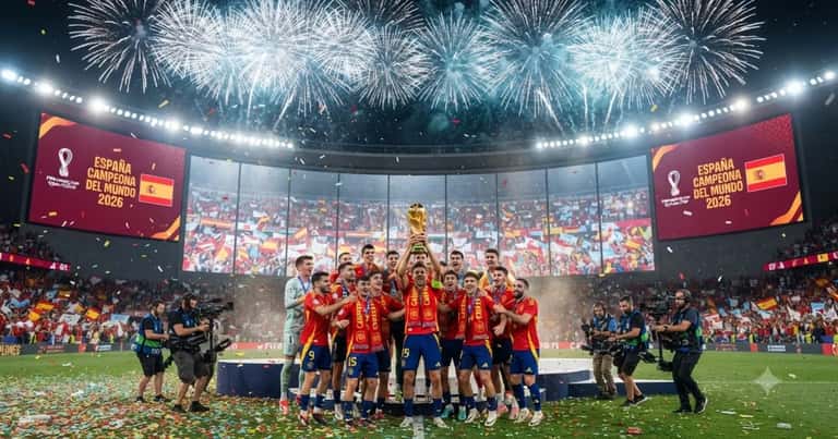 Los fuegos artificiales de la final del Mundial entre Argentina y España causaron debate por sus colores