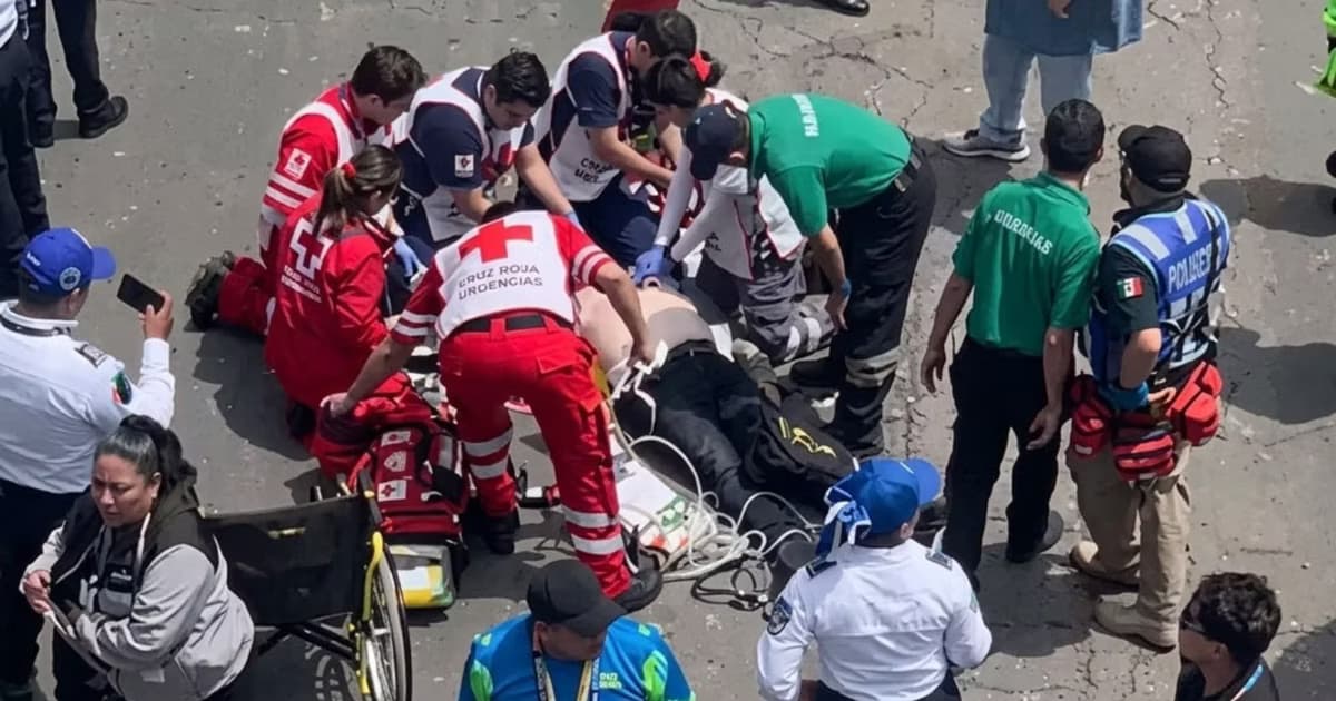 Triste caso en el estadio Azteca