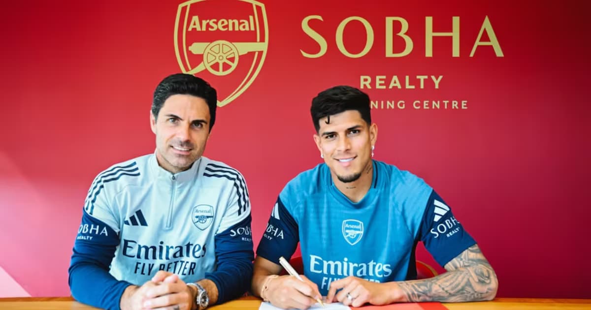 Piero Hincapié y Mikel Arteta