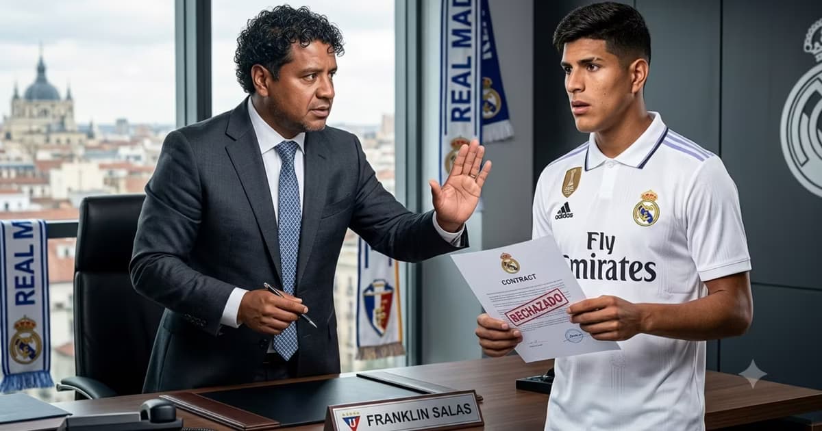 Franklin Salas y Piero Hincapié en el Real Madrid