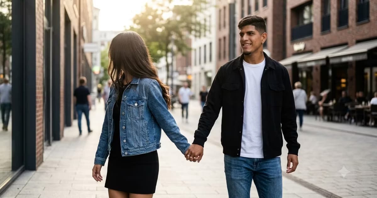 Piero Hincapié y su novia