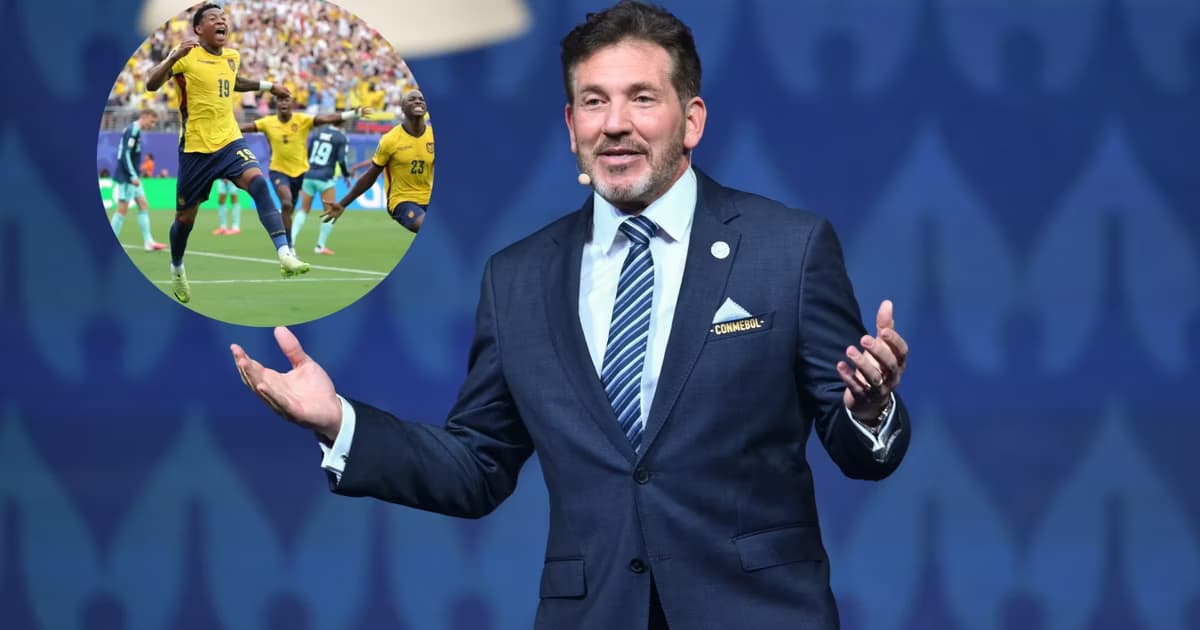 Alejandro Domínguez y la selección de Ecuador
