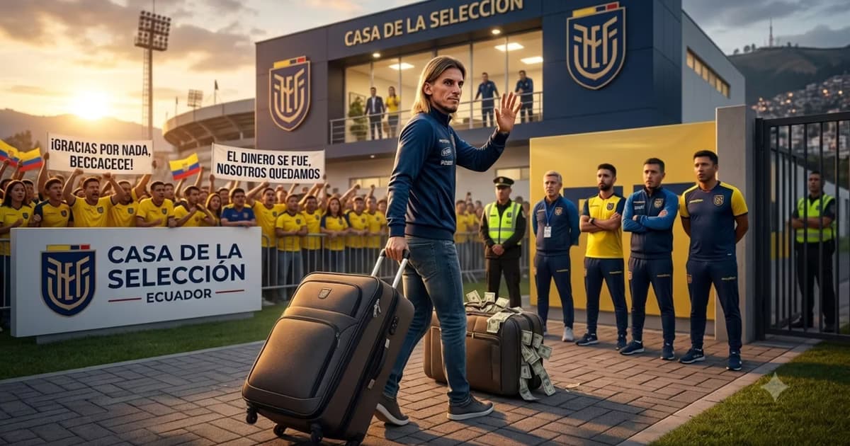 Becacece saliendo de la selección ecuatoriana