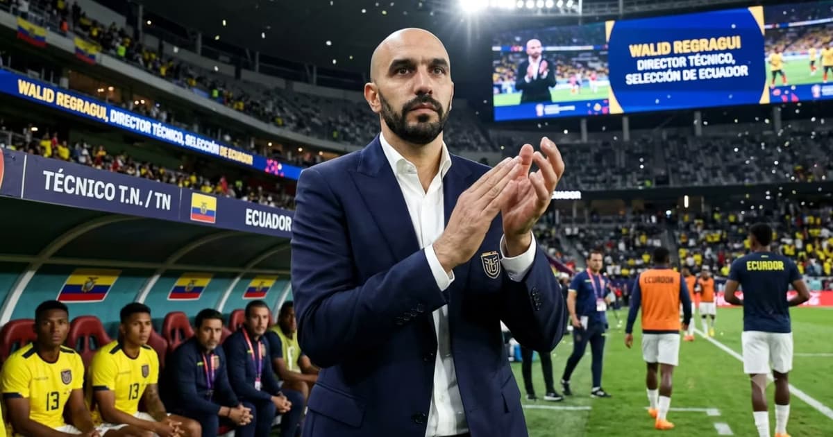 Walid Regragui como DT de Ecuador