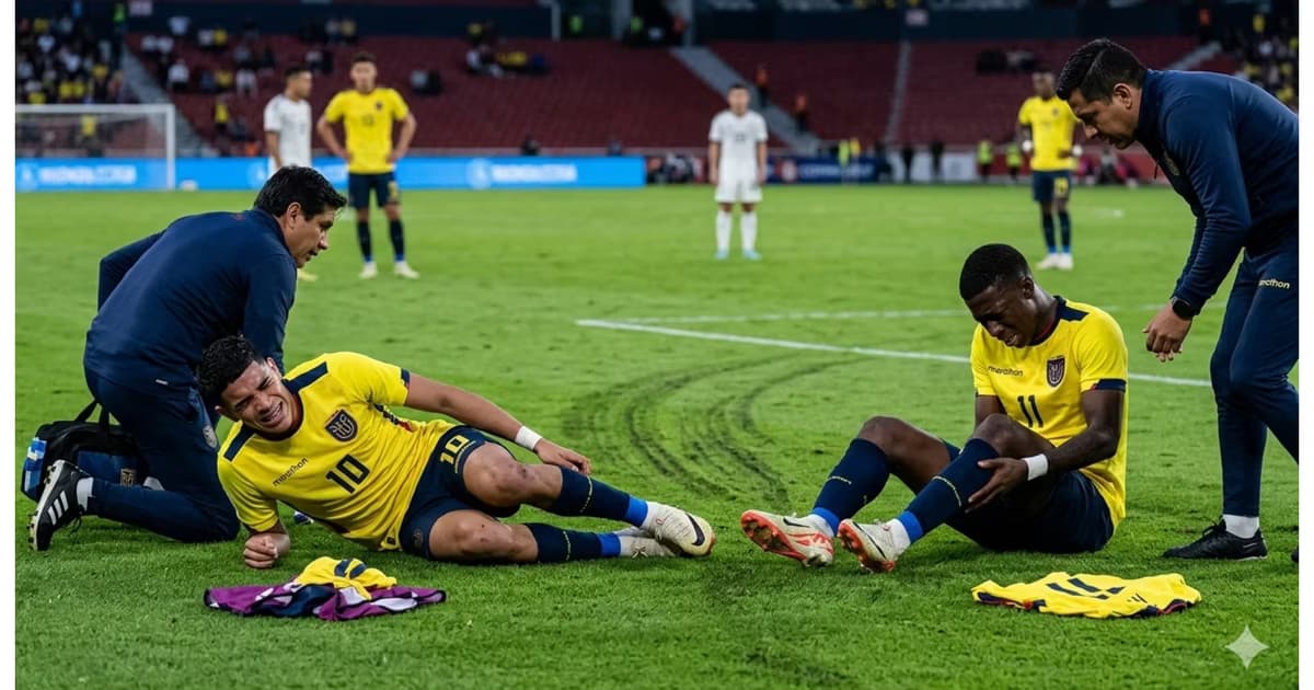 Kendry Páez y Alan Minda lesionados