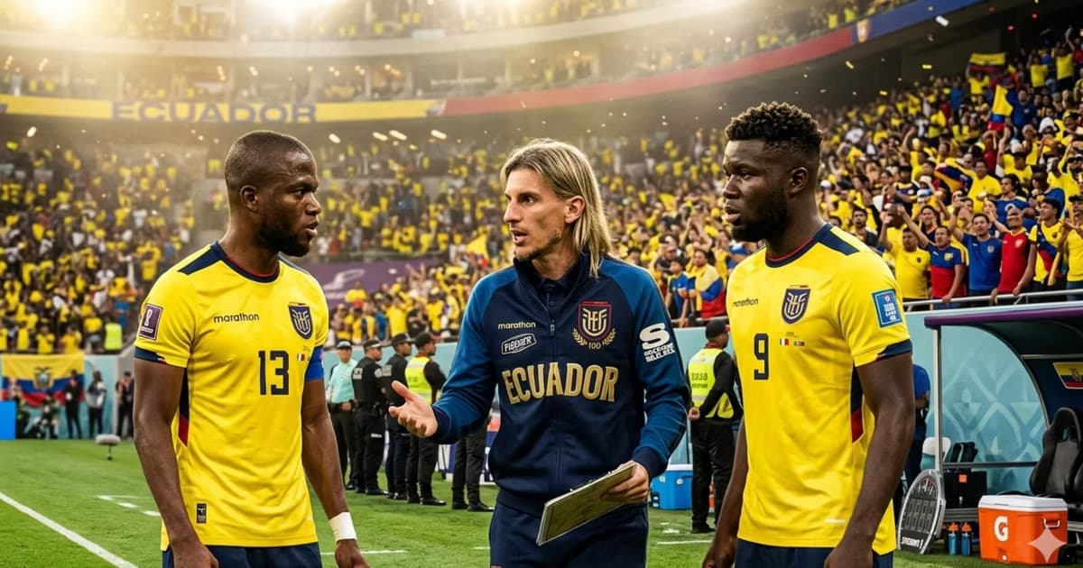 Enner Valencia, Beccacece y Jordy Caicedo