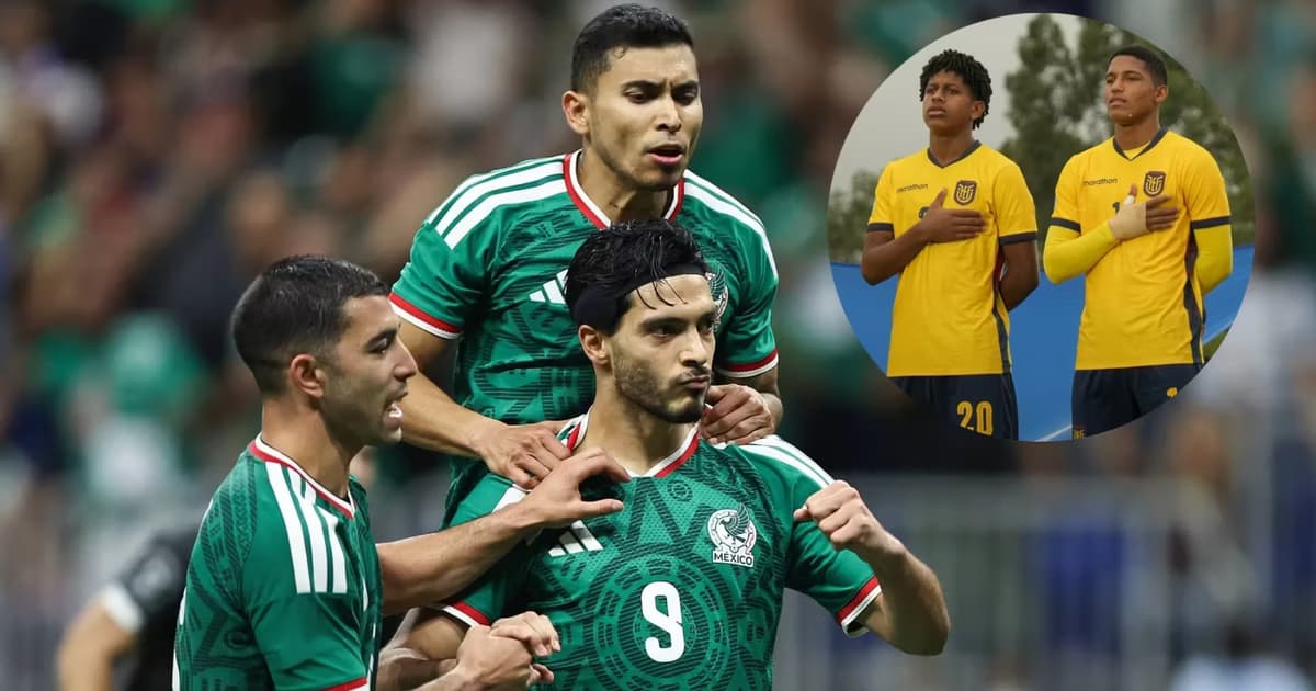 La selección mexicana y la sub17 de Ecuador