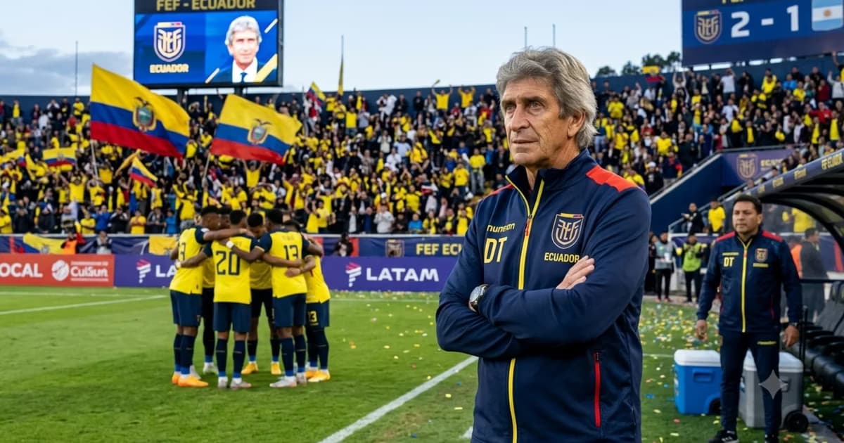 Manuel Pellegrini como DT de Ecuador