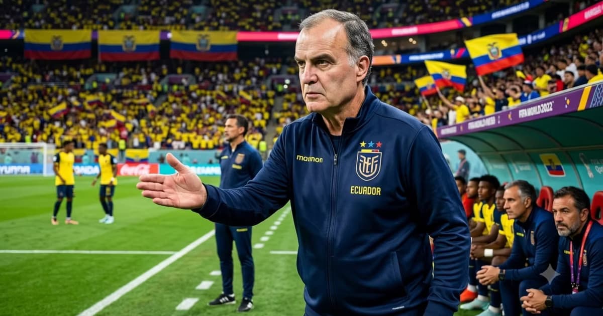 Marcelo Bielsa como DT de Ecuador