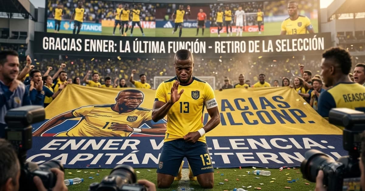 Enner Valencia se retira de la selección de Ecuador