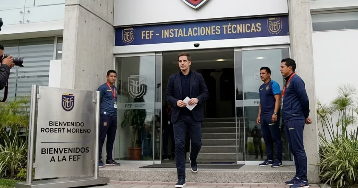 Robert Moreno entrando en la FEF