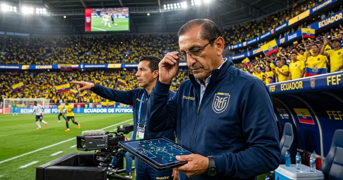 Ramón Díaz como DT de Ecuador