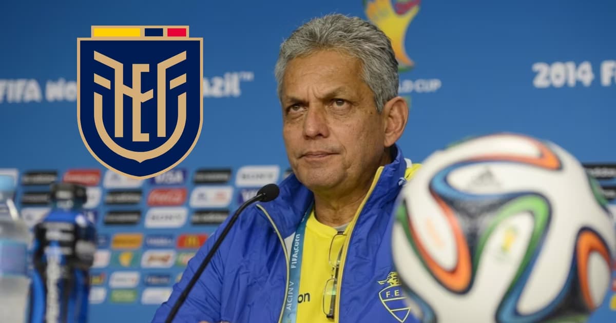 Reinaldo Rueda y el escudo de la FEF