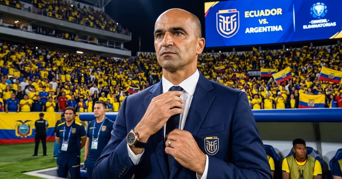 Roberto Martínez como DT de Ecuador