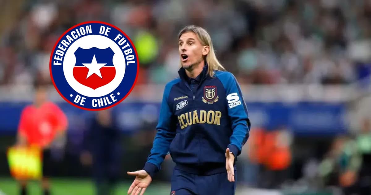 Beccacece y el buzo de la selección ecuatoriana