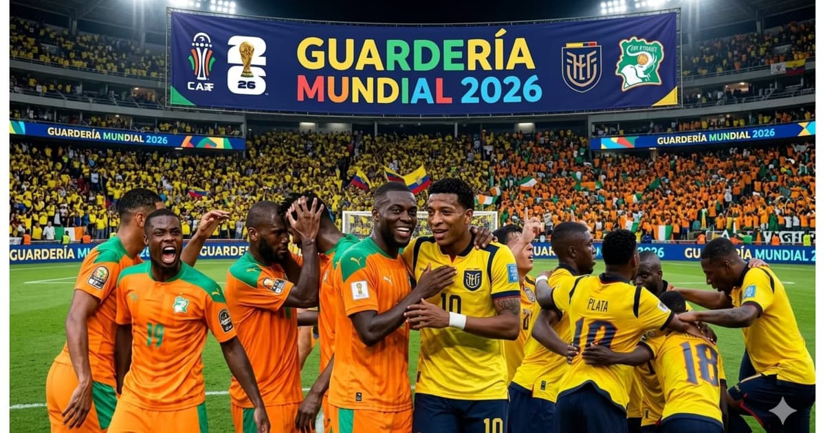 La selección de Ecuador y Costa de Marfil